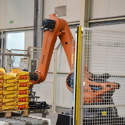 PA R3200 KR 120 машины CNC Palletizing робота с достигаемостью 3195MM для материального погрузочно-разгрузочного оборудования
