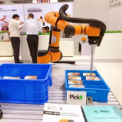 Подбирать и размещать робота AUBO I10 Кобот Роботизированная рука 6 оси для обработки как совместный робот