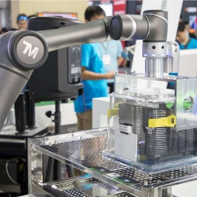 Сотрудническая робототехническая ось руки 6 робота руки OMRON TM12M как робот Cobot