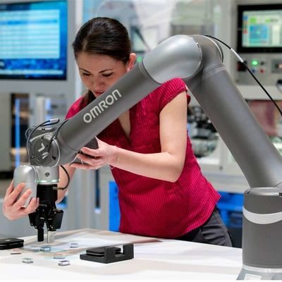 Ось OMRON TM14M руки 6 робота с визуальной камерой регулируя робот как Cobot