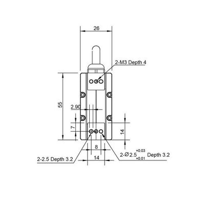 Сотруднический робот с осью руки 6 Gripper PGE-5 робототехнической как Gripper робота