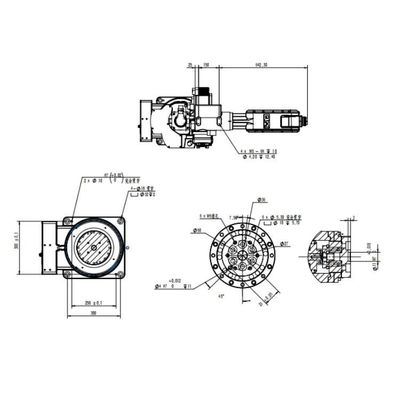 Регуляция робототехнической оси Китая TKB1600-12KG-1410mm руки 6 как всеобщие роботы