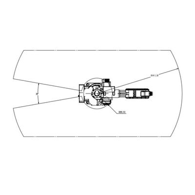 Регуляция робототехнической оси Китая TKB1600-12KG-1410mm руки 6 как всеобщие роботы