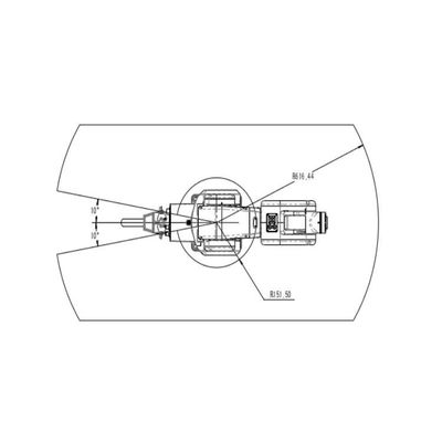 Ось руки 6 робота TRB050-3kg-616mm погрузо-разгрузочной работы робототехническая как всеобщий робот