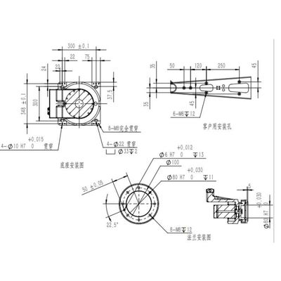 6 обнаружение точности руки TKB460-30kg-1840mm оси робототехническое как промышленные роботы