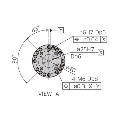 Ось робота автоматной сварки RA010N 6 с аппаратами для дуговой сварки как робот заварки