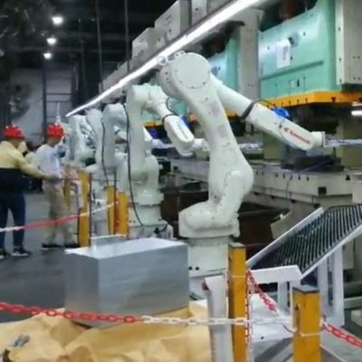 Промышленная роботизированная рука 6 оси Kawasaki RS050N с CNGBS направляющей рельсой для робота обработки поддонов