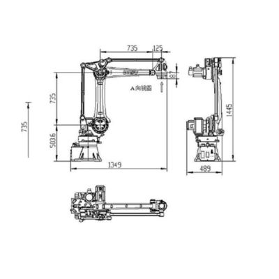 Полезная нагрузка руки SF25-K1760 25kg Cobot промышленная робототехническая для регуляции робота