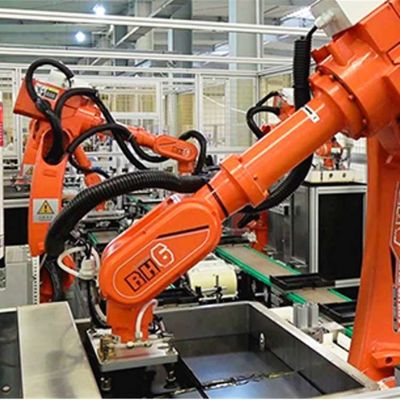 Полировка робототехнической руки 6 оси QJR50-1 с CNGBS робототехнической сцепкой для шлифования