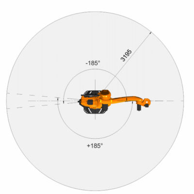 KR 360 R2830 промышленного робота оси KUKA 6 с расклассифицированной полезной нагрузкой 360 Kg с роботом автоматной сварки Otc