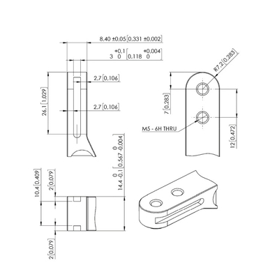 Большой Gripper пальца хода 2 используемый с роботом UR 5E сотрудническим для материальных частей погрузочно-разгрузочного оборудования