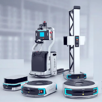 работа карты P500R AGV шлема Geek+ agv робота agv с промышленным роботом и cobot