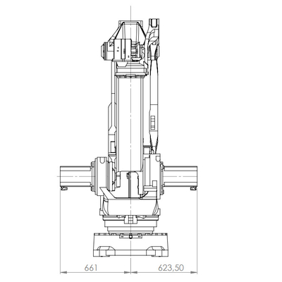 Рука робота полезной нагрузки COMAU PAL-260-3.1 260KG для регуляции и Palletizing
