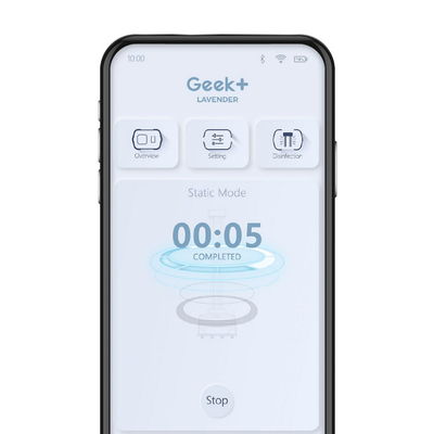 Робот обеззараживанием ультрафиолетового света робота AGV Geek+ умный УЛЬТРАФИОЛЕТОВЫЙ попечитель здравоохранений