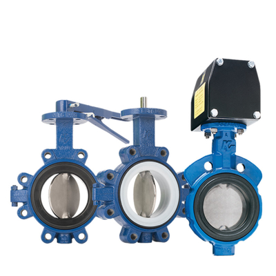 Ключевой клапан серии F990 Butterfly Valve Pneumatic Actuator Flow Control Valve для воды