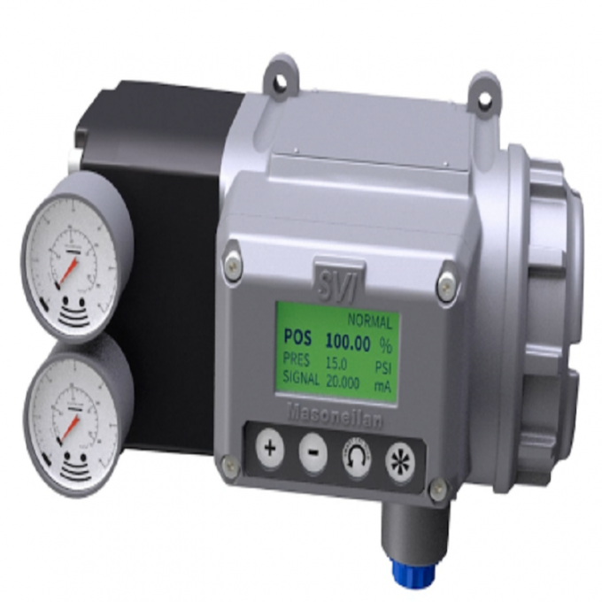 Позиционер модулирующей лампы Masoneilan SVI3 цифров 0,5 до 7,0 Адвокатуры 0