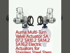 Auma Multi-Turn Valve Actuator SA 07.2 SA10.2 SA14.2 SA16.2 Электрические приводы для нержавеющей стали Ствол Пневматический клапан управления Ключевой камень F9 Серия Бабочкой клапан