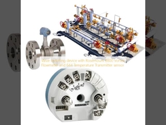 Устройство переключения клапанов с вихревым расходомером Rosemount 8800 и датчиком температуры 644