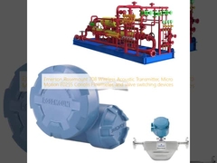 Беспроводной акустический передатчик Emerson Rosemount 708, кориолисовый расходомер Micro Motion F025S и устройства переключения клапанов